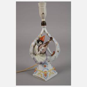 Sitzendorf zwei figürliche Lampen Art déco