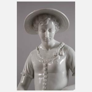 Volkstedt Mädchen mit Schaf