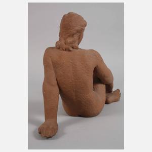 Karlsruhe sitzender weiblicher Akt