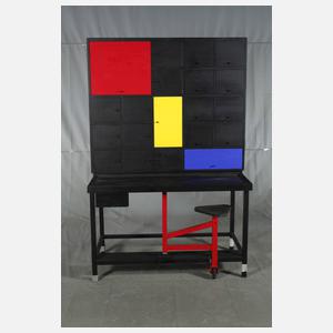 Sekretaire "Hommage à Mondrian"