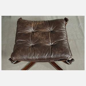 "Falcon-Chair" mit Ottomane