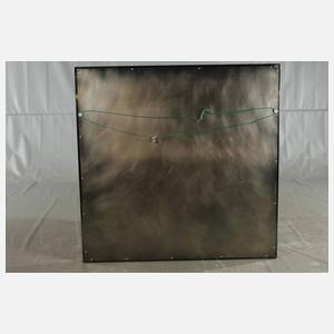 Großer Wandspiegel Chrom