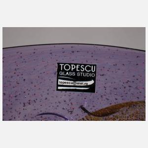 Studioglas Schale Mihai Topescu
