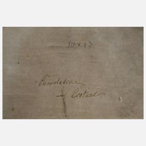 KPM Berlin Bildplatte "Das Schokoladenmädchen"