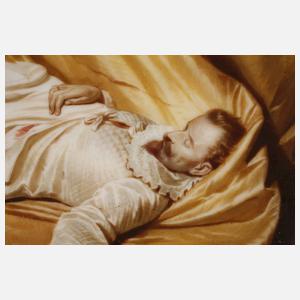 KPM Berlin Bildplatte "Wallensteins Tod"