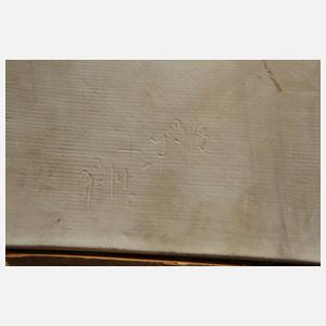 KPM Berlin Bildplatte "Wallensteins Tod"