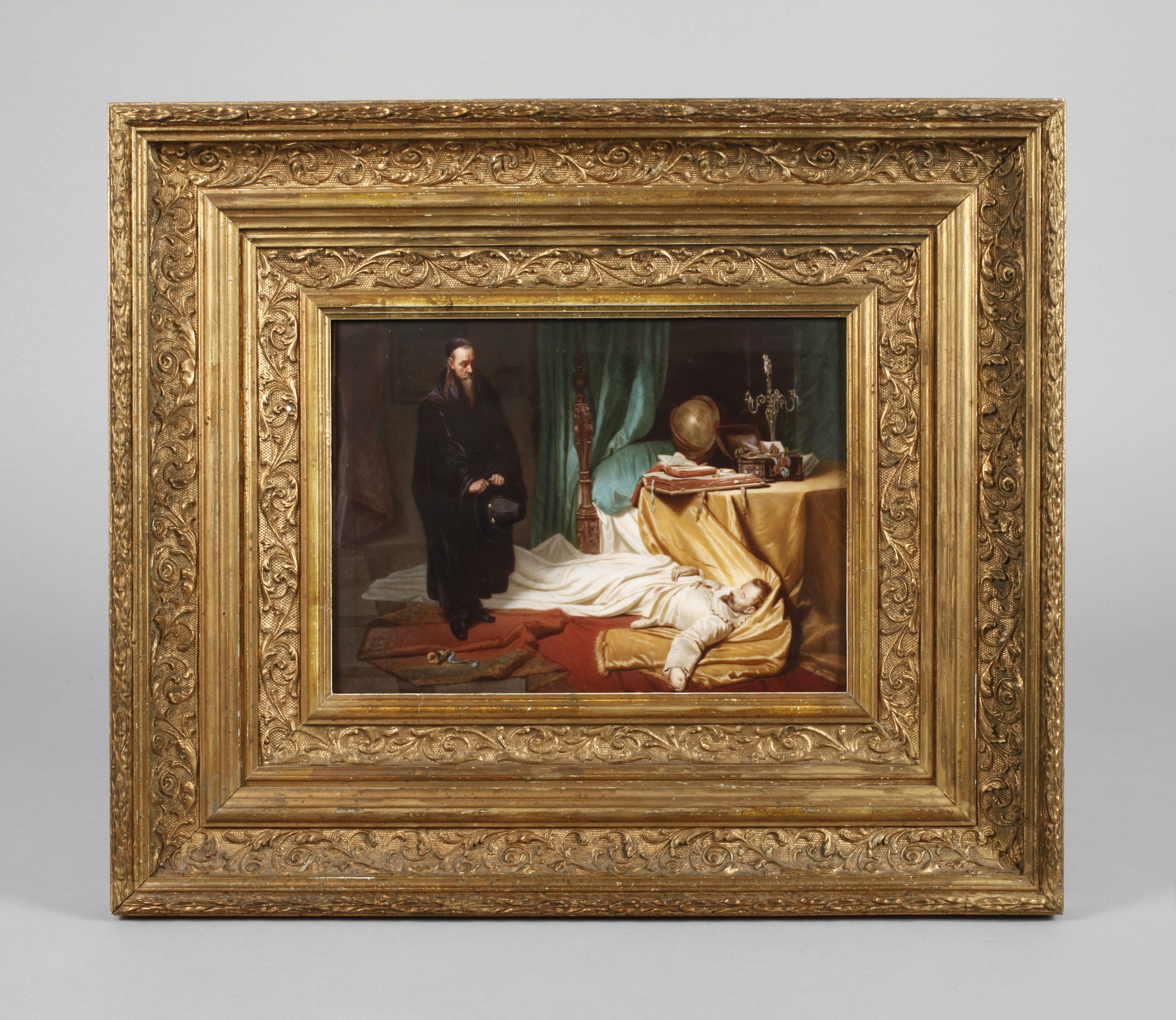 KPM Berlin Bildplatte "Wallensteins Tod"