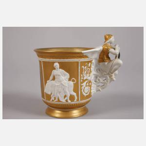 KPM Berlin Prunktasse Portrait Kaiserin Augusta