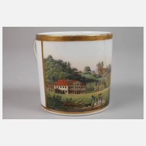 Samuel Mohn Leipzig Ansichtentasse