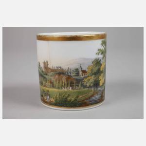 Samuel Mohn Leipzig Ansichtentasse