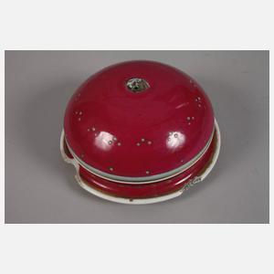 Böhmen Prunkvase mit Postament im Alt-Wiener Stil