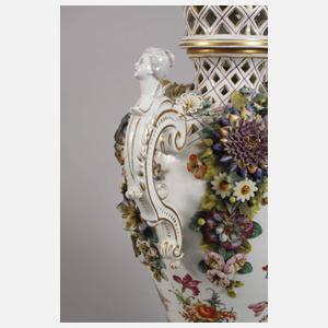 Prunkvolle Potpourrivase mit Sockel