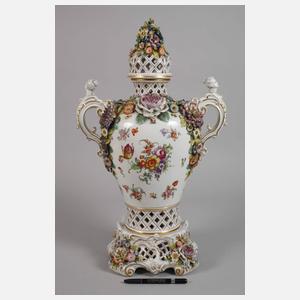 Prunkvolle Potpourrivase mit Sockel