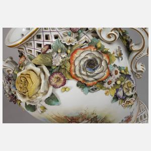 Prunkvolle Potpourrivase mit Sockel