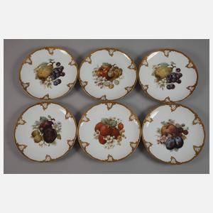 Fürstenberg zwölf Obstteller Früchtebukett