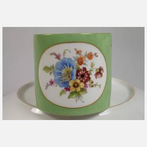 KPM Berlin Paar Gedecke Blumenbukett