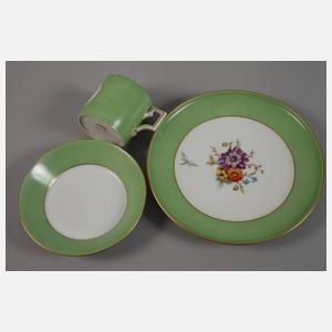 KPM Berlin Paar Gedecke Blumenbukett