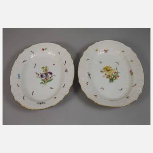 KPM Berlin Speise-Restservice Blumen und Insekten