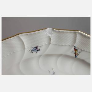 KPM Berlin Speise-Restservice Blumen und Insekten