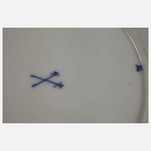 Meissen Durchbruchteller Zwiebelmuster/Goldrand