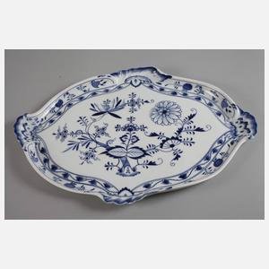 Meissen Kuchen- und Tortenplatte "Zwiebelmuster"