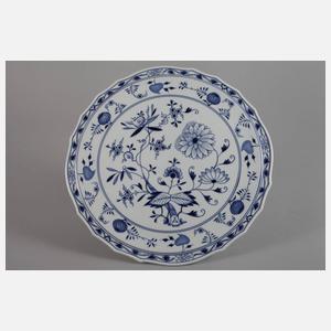 Meissen Kuchen- und Tortenplatte "Zwiebelmuster"