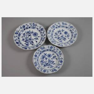 Meissen Speise-Restservice "Zwiebelmuster"