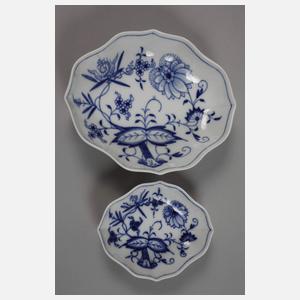 Meissen Kaffee-Restservice "Zwiebelmuster"