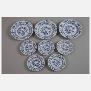 Meissen Konvolut "Zwiebelmuster"