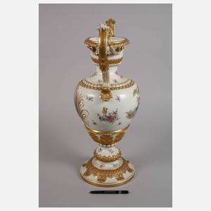 Meissen große Prunkvase Portrait August der Starke