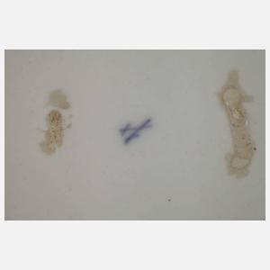 Meissen Henkelschale Blumenmalerei