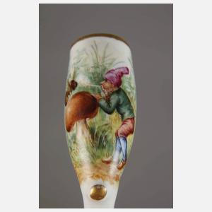 Meissen Miniatur-Pfeifenkopf Zwergenmotiv