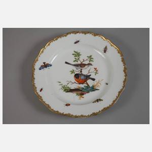 Meissen Zierteller Vogelmalerei