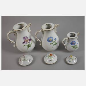 Meissen umfangreiches Kaffeeservice "Blume 1"