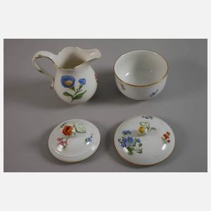 Meissen umfangreiches Kaffeeservice "Blume 1"