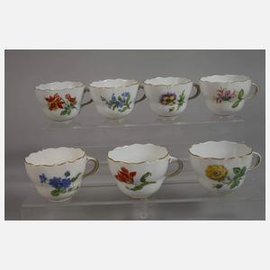 Meissen umfangreiches Kaffeeservice "Blume 1"