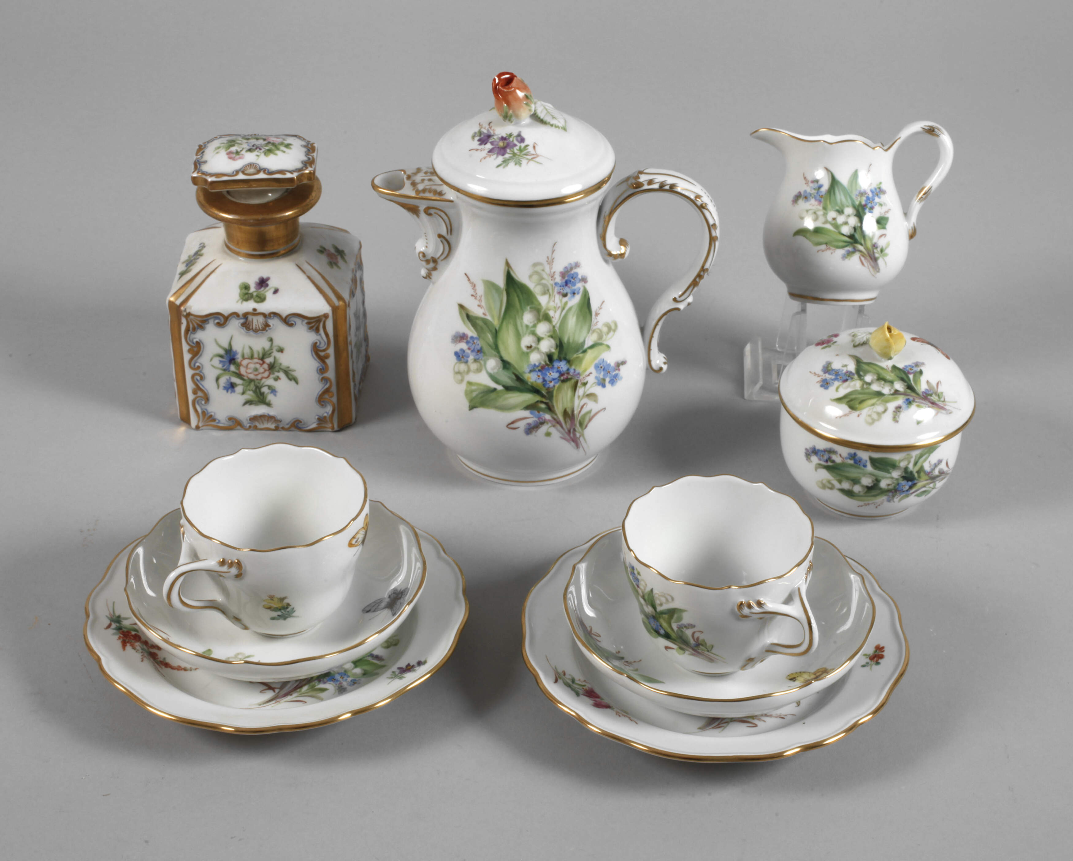 Meissen Tête-à-Tête "Naturalistische Blume"