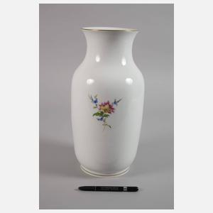 Meissen große Balustervase Blumenmalerei