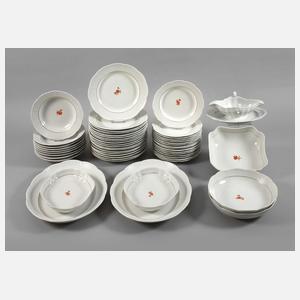 Meissen umfangreiches Speise-Restservice