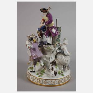 Meissen große "Gärtnergruppe am Baum"