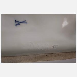 Meissen Rokokopaar im Pferdeschlitten