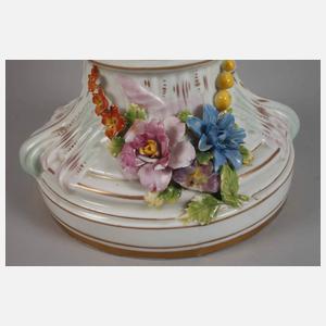 Potschappel große Prunkvase Figurenmalerei