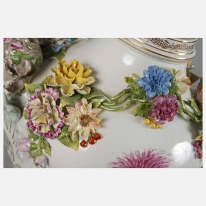 Potschappel große Prunkvase Figurenmalerei