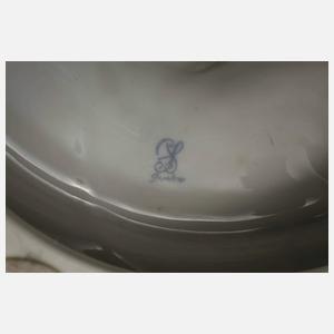 Potschappel große Prunkvase Figurenmalerei