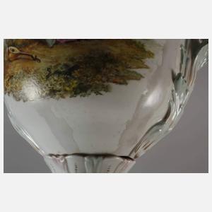 Potschappel große Prunkvase Figurenmalerei