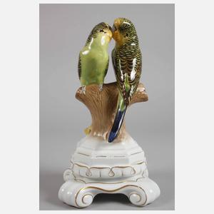 Rosenthal ”Zwei Wellensittiche”