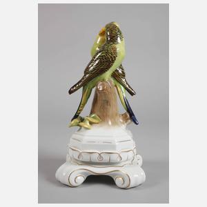 Rosenthal ”Zwei Wellensittiche”