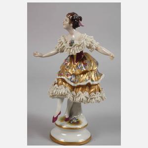 Volkstedt Tänzerin "Fanny Elßler" und Tänzer