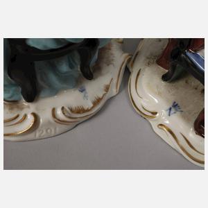 Volkstedt Paar Rokokogruppen Familienglück