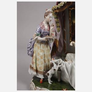 Volkstedt Rokokogruppe "Le Bain/Das Bad"